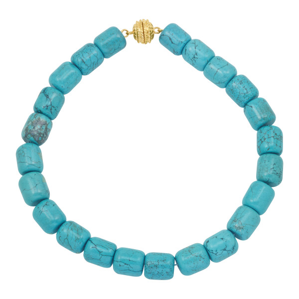 Kingman Turquoise Necklace with Magnetic Clasp - Magnetic Chains