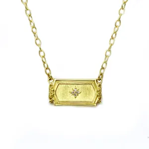 Gold & Diamond  Legacy Necklace .08pts diamonds