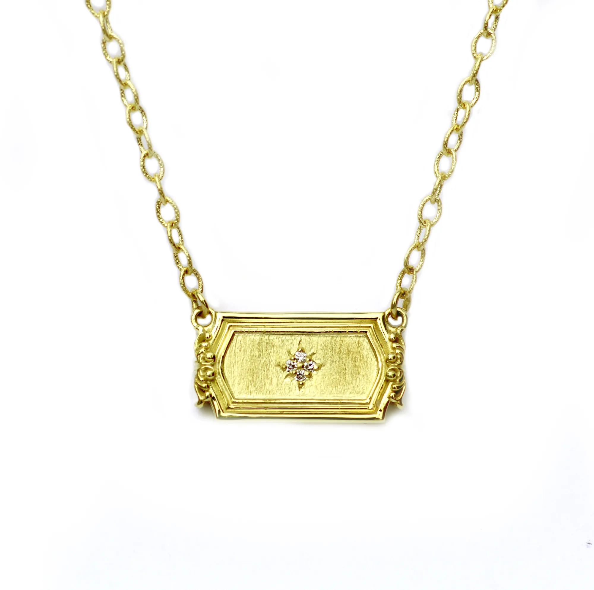 Gold & Diamond Legacy Necklace .08pts diamonds
