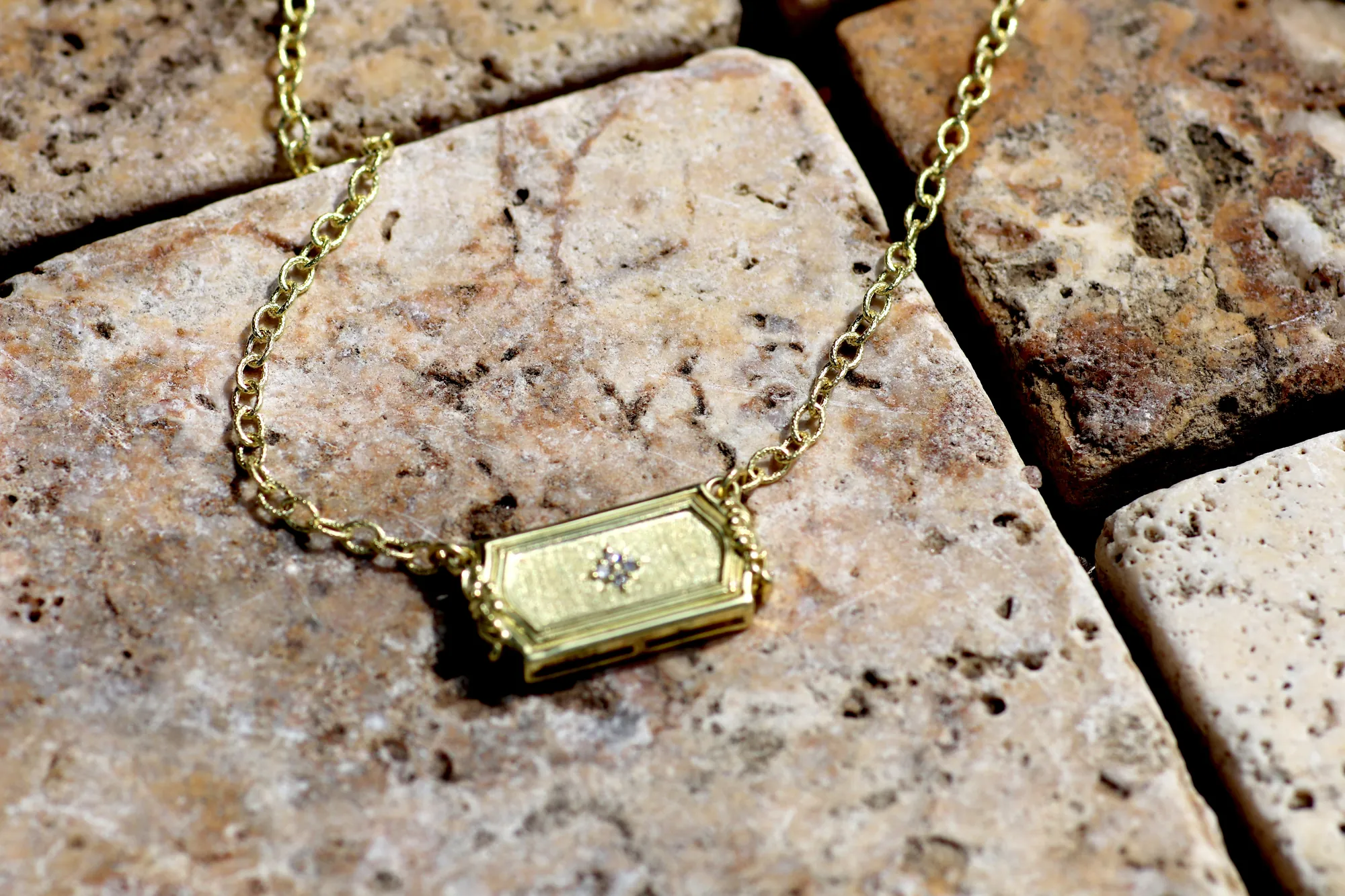 Gold & Diamond Legacy Necklace .08pts diamonds - Image 3