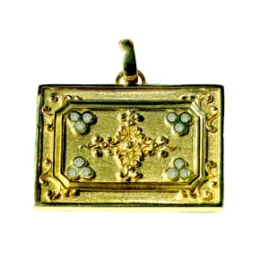 14kt Grandeur Removable Pendent .12pts diamonds