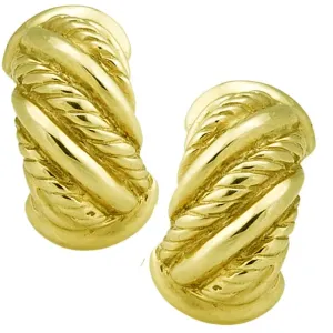 Fluted Shrimp Earring