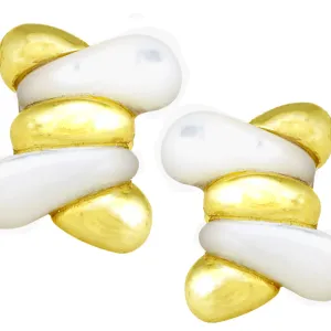 Mother of Pearl Twist Earring