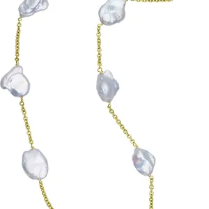 28" Keshi Pearl Necklace