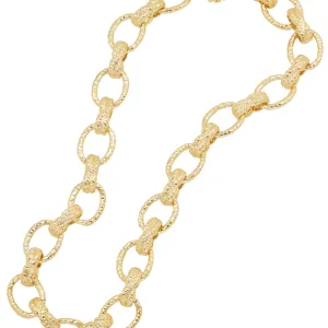 Hammered Chain with Magnetic Clasp