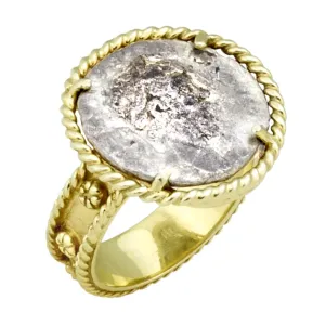 Ancient Roman Septimius Severus Coin Ring
