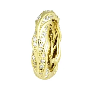 Vine Inspired Band with 1.25ct Pave Set Diamonds
